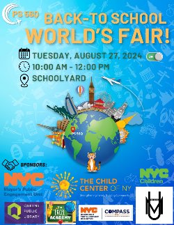 Back-to-School Fair Flyer